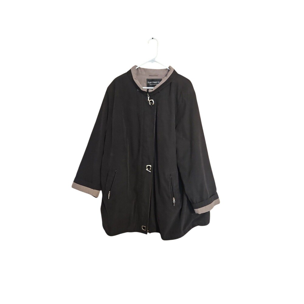 Women's Vintage 3X Fleet Street LTD. Layered Coat